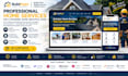 design roofing plumbing junk removal home remodeling construction websites SEO