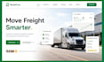 design logistics website trucking website dispatch logistics trucking website