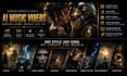 create an epic ai animated music video with cinematic visuals