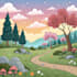 create 2d environment and game background for you