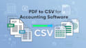 convert PDF to CSV to import into qbo