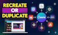 make your any ai generated design as canva editable template
