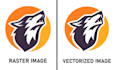 perfectly redraw, recreate your logo or image into vector