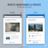 do website maintenance and update content