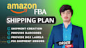 create amazon fba shipment plan, fba shipping plan