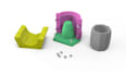 design 3d printable molds for silicone, resin casting and sla 3d printing
