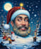 draw christmas cartoon caricature