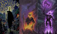 do horror and fantasy scene concept art illustrations