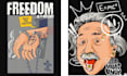 draw psychedelic ,vintage illustration for album ,tshirt etc