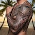 create your custom tribal polynesian tattoo sleeve
