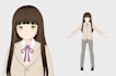 create 3d character models, vrchat avatar, vtuber character and rig vroid model