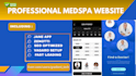 build and rebuild medical spa website jane app booking appointment