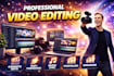 do long and short form video editing with motion graphics