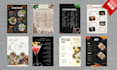 design restaurant menu, bar menu, drinks menu