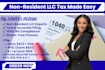 file irs forms 5472 and 1120 for nonresident US llc with k1 and pfic