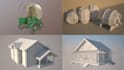 create low poly stylized 3d game assets