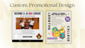 design posters, flyers and ads