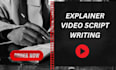 craft your explainer video script