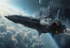 do sci fi spaceship, sci fi illustration and sci fi art