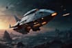 draw a sci fi spaceship art