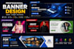 design professional web banners, social media banners and ad