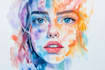 draw a watercolor illustration
