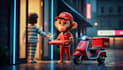 create 3d children ai animation with studio voice over