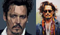 draw realistic, abstract, artistic portrait for men
