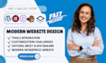 build wordpress website with oxygen, divi, beaver builder, brizy, elementor pro