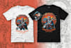 create unique typographic and graphic t shirt designs