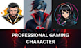 design unique and high quality gaming characters for game