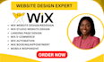 build wix website design redesign wix develop wix studio landing page wix expert