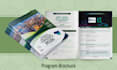 event program, fundraising gala, conference brochure design