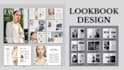 design fashion lookbook, brand guide, canva workbook, adobe indesign project