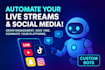 build automated threads bot youtube bot instagram bot tiktik api bot json API