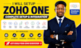 setup zoho one zoho creator crm mail desk books campaign flow people analytic