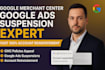guaranteed fix suspended google ads account, circumventing system policy fix gmc