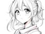 sketch you color anime sketch art