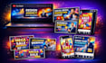 design eye catching youtube thumbnails and social media banners