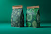 design creative poly mailer, kraft box and packaging bag