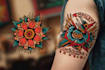 create old school tattoo in traditional tattoo style