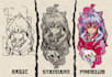 create detailed anime tattoo with authentic japanese touch