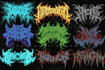 do a custom brutal technical death metal logo design