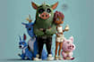 draw custom animal cartoon illustration