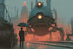 draw sci fi illustration and sci fi concept art