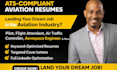 write an aviation, aircraft, flight attendant aerospace engineer avionics resume