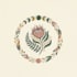 make beautiful elegant hand drawn botanical boho logo design