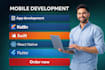 mobile development  kotlin, swift, react native, flutter