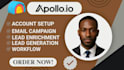 setup instantly ai, apollo, clay com, n8n io expert automation