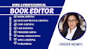 proofread, copy edit, and format your book for amazon KDP